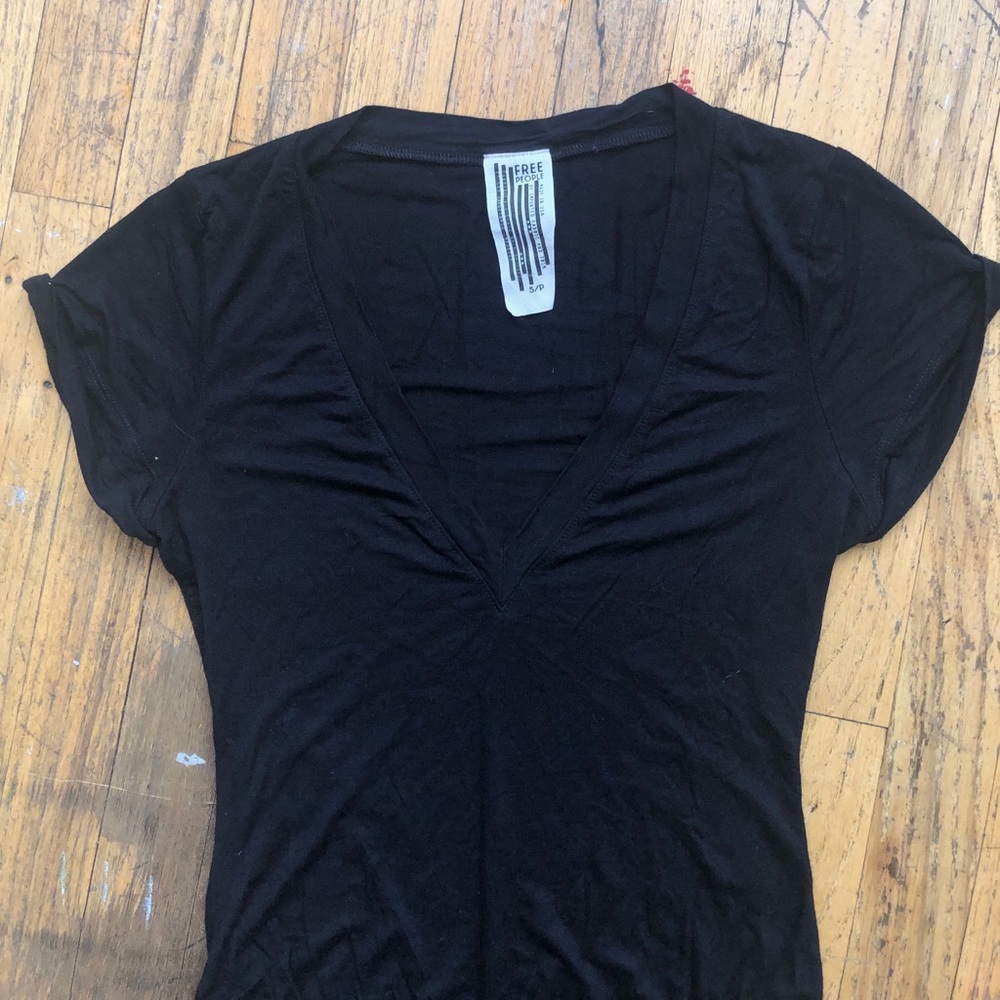 Awesome Free People Vneck, Cap Sleeve Body Suit